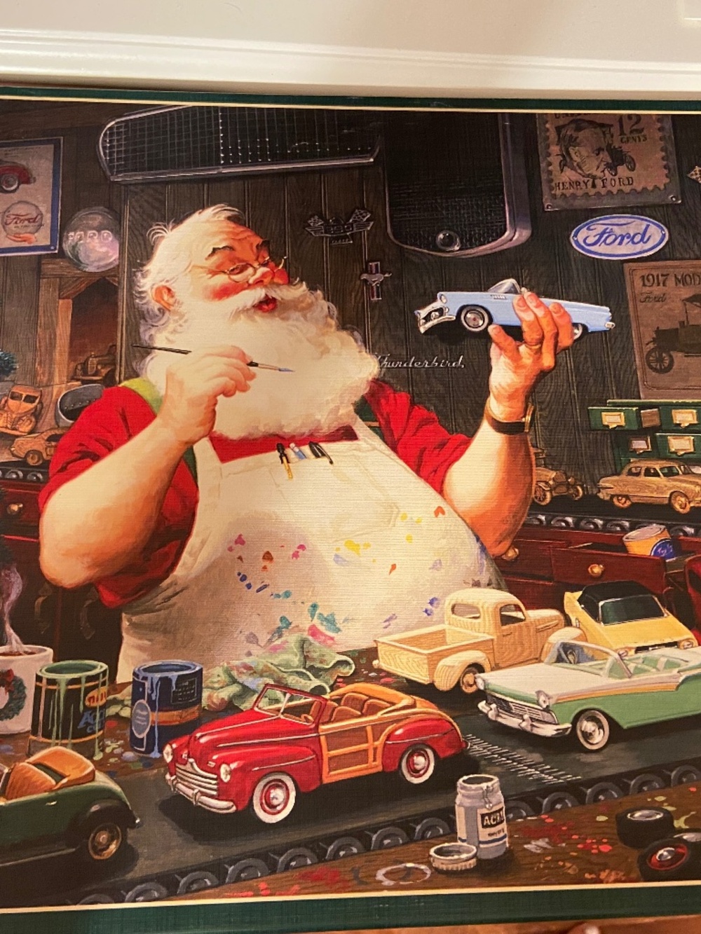 NWT Cobble Hill 1000 piece puzzle Santa's shop